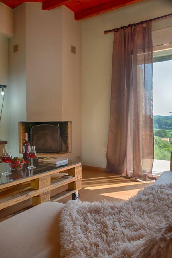 Modern Eco Friendly Villa Close To Town Pelekas Exteriör bild