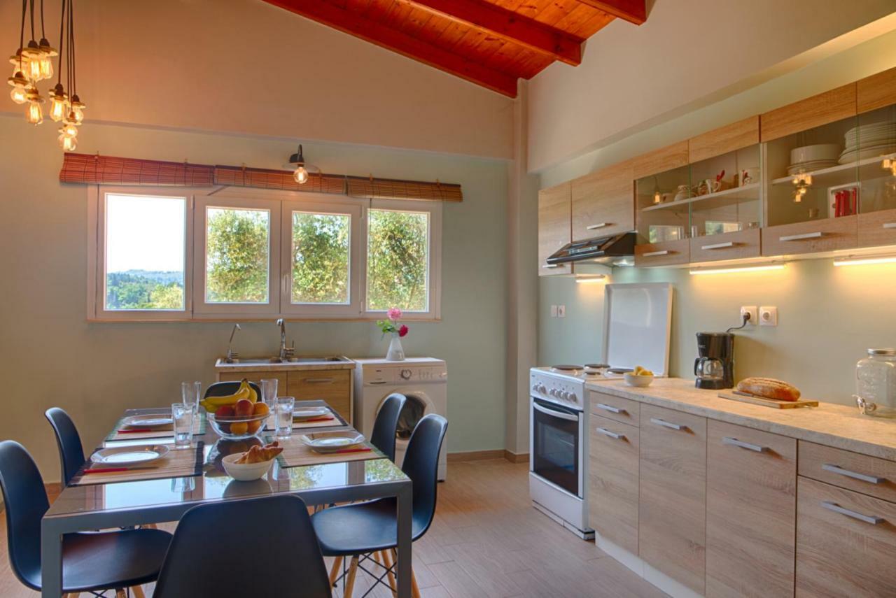 Modern Eco Friendly Villa Close To Town Pelekas Exteriör bild